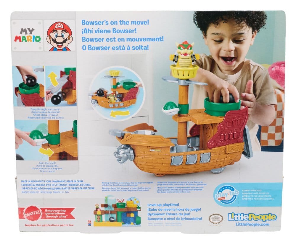 My Mario Little People Spielset Bowsers Luftschiff - Versand: 7 Tage nach Bestellung