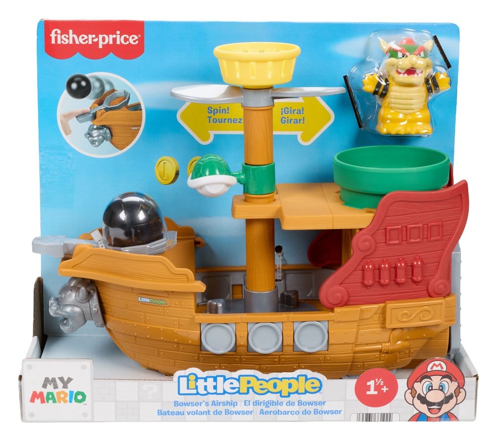 My Mario Little People Spielset Bowsers Luftschiff - Versand: 7 Tage nach Bestellung