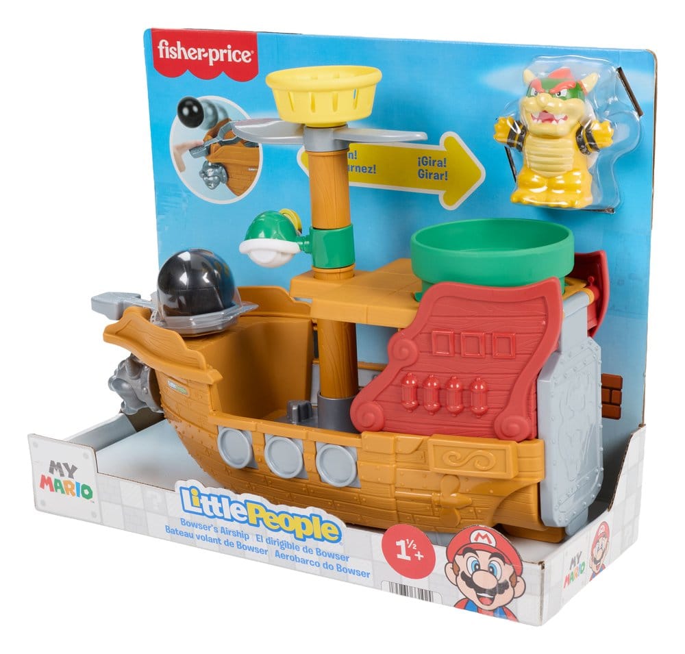 My Mario Little People Spielset Bowsers Luftschiff - Versand: 7 Tage nach Bestellung