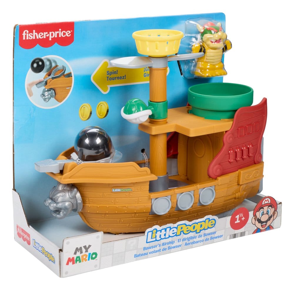 My Mario Little People Spielset Bowsers Luftschiff - Versand: 7 Tage nach Bestellung