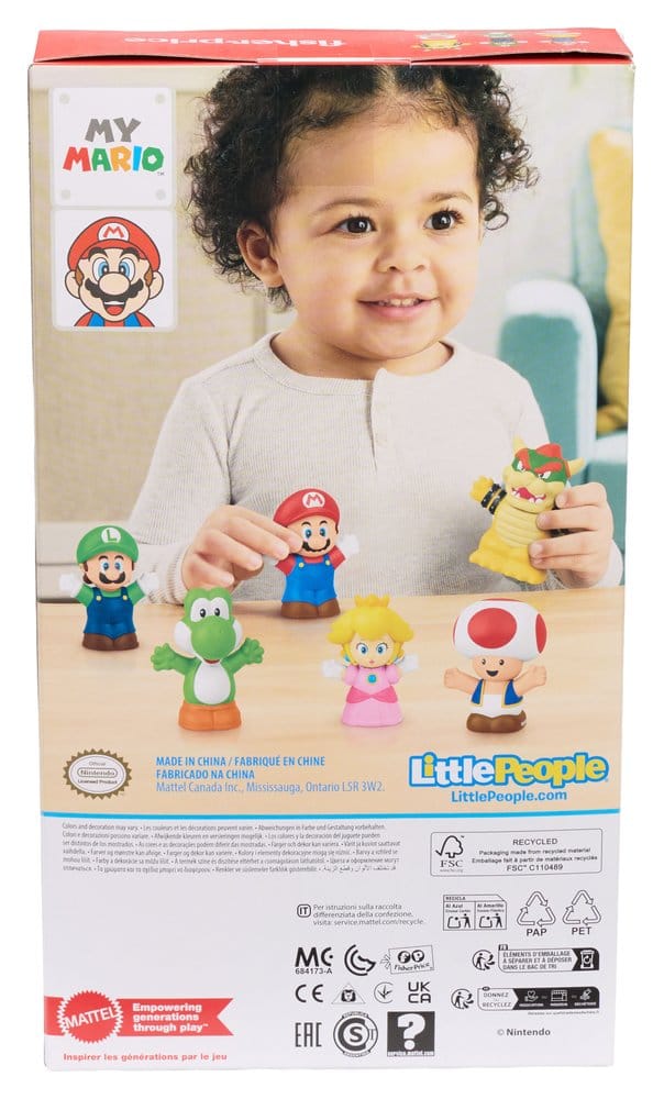 My Mario Little People Collector Minifiguren 6er-Pack 7 cm - Versand: 7 Tage nach Bestellung
