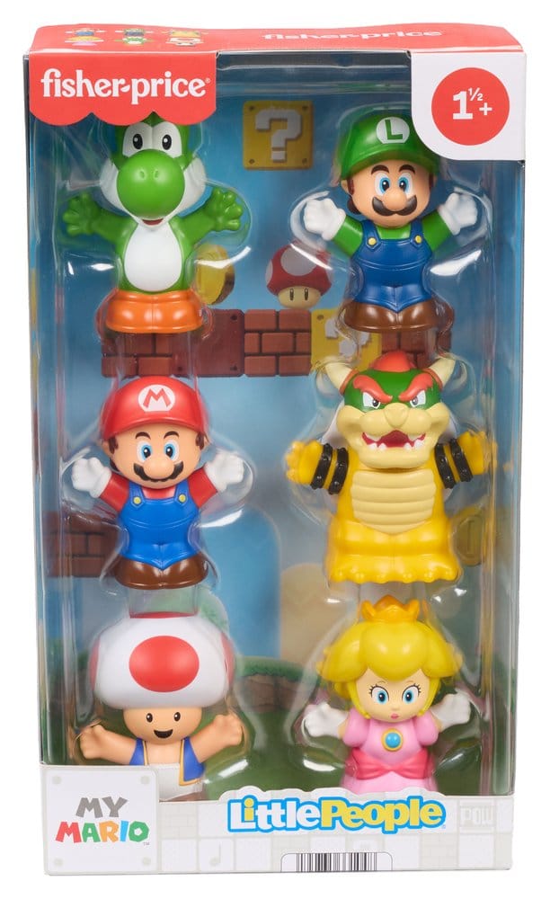 My Mario Little People Collector Minifiguren 6er-Pack 7 cm - Versand: 7 Tage nach Bestellung