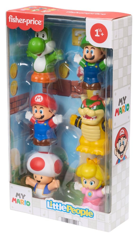 My Mario Little People Collector Minifiguren 6er-Pack 7 cm - Versand: 7 Tage nach Bestellung