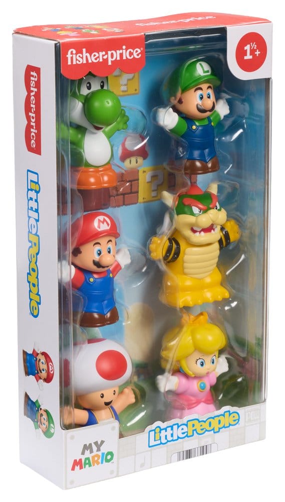 My Mario Little People Collector Minifiguren 6er-Pack 7 cm - Versand: 7 Tage nach Bestellung