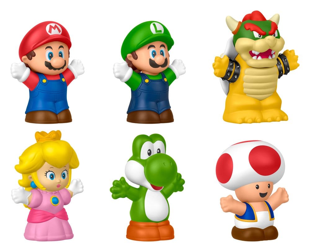 My Mario Little People Collector Minifiguren 6er-Pack 7 cm - Versand: 7 Tage nach Bestellung