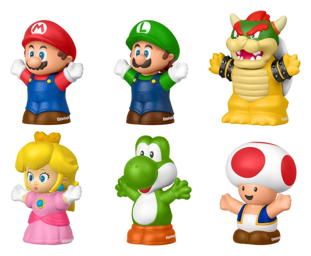 My Mario Little People Collector Minifiguren 6er-Pack 7 cm - Versand: 7 Tage nach Bestellung
