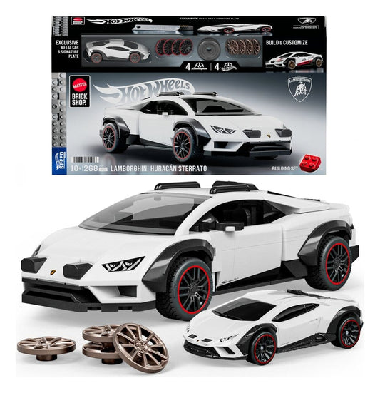 Hot Wheels Speed Mattel Brick Shop Bauset 1/32 Lamborghini Huracán Sterrato - Preorder - ETA: 17.10.2026