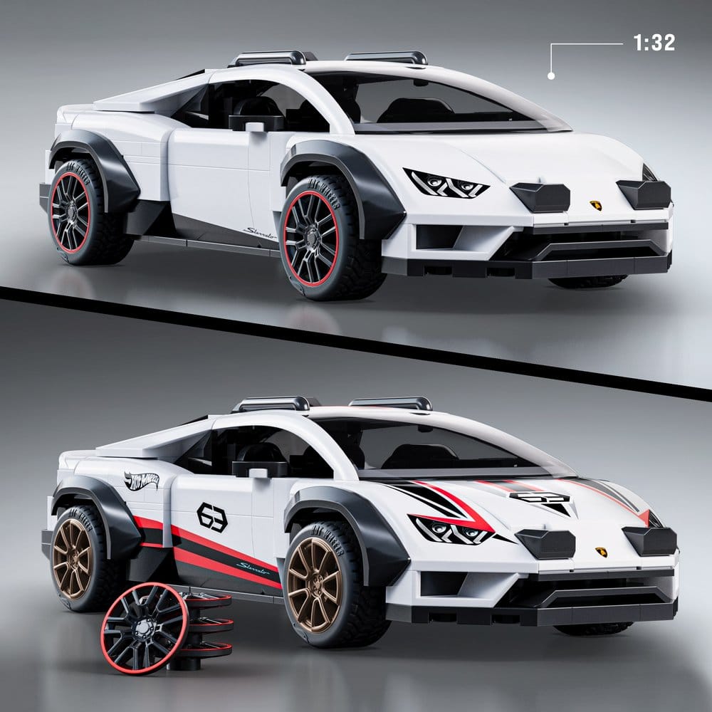 Hot Wheels Speed Mattel Brick Shop Bauset 1/32 Lamborghini Huracán Sterrato - Preorder - ETA: 09.10.2026