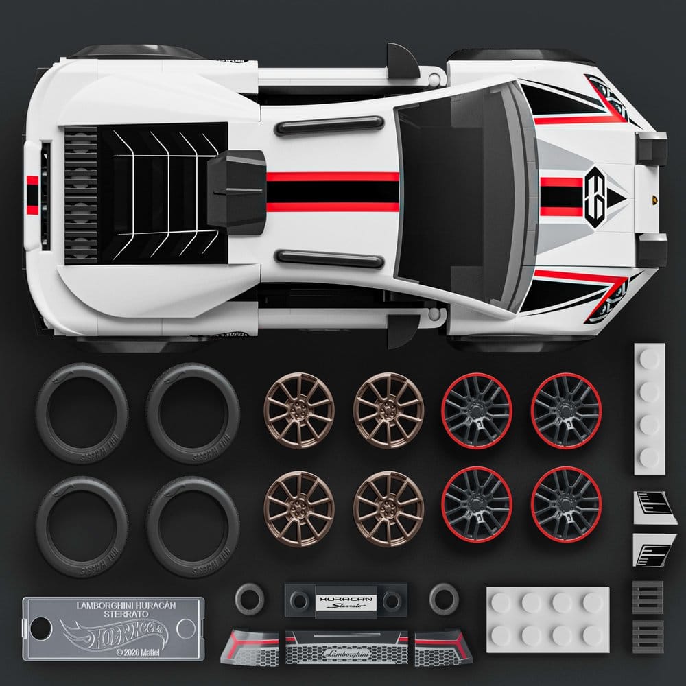 Hot Wheels Speed Mattel Brick Shop Bauset 1/32 Lamborghini Huracán Sterrato - Preorder - ETA: 09.10.2026