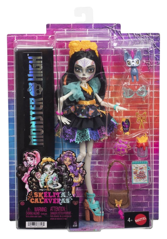 Monster High Puppe Skelita Calaveras - Versand: 7 Tage nach Bestellung