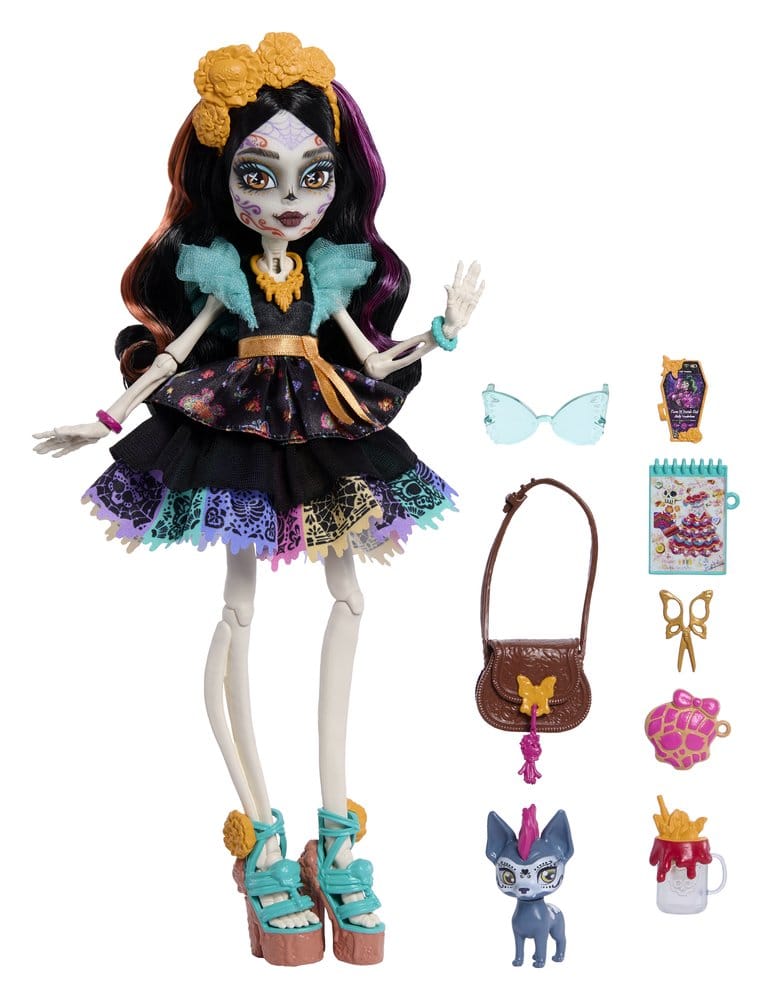 Monster High Puppe Skelita Calaveras - Versand: 7 Tage nach Bestellung