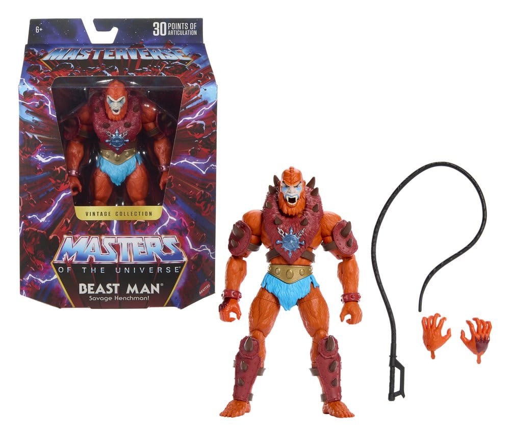 Masters of the Universe Masterverse Actionfigur Vintage Collection: Beast Man 18 cm - Versand: 7 Tage nach Bestellung