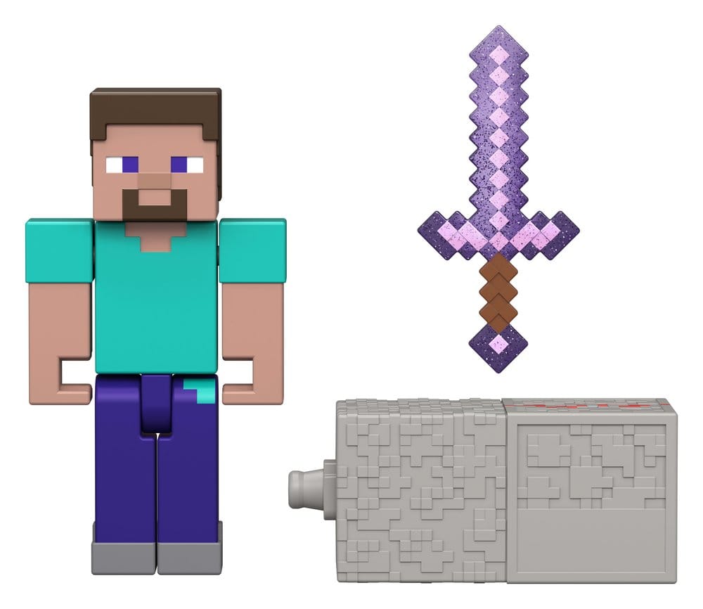 Minecraft Actionfigur Steve 8 cm - Versand: 7 Tage nach Bestellung