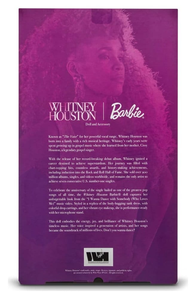 Whitney Houston Barbie Signature Puppe I Wanna Dance with Somebody - Versand: 7 Tage nach Bestellung