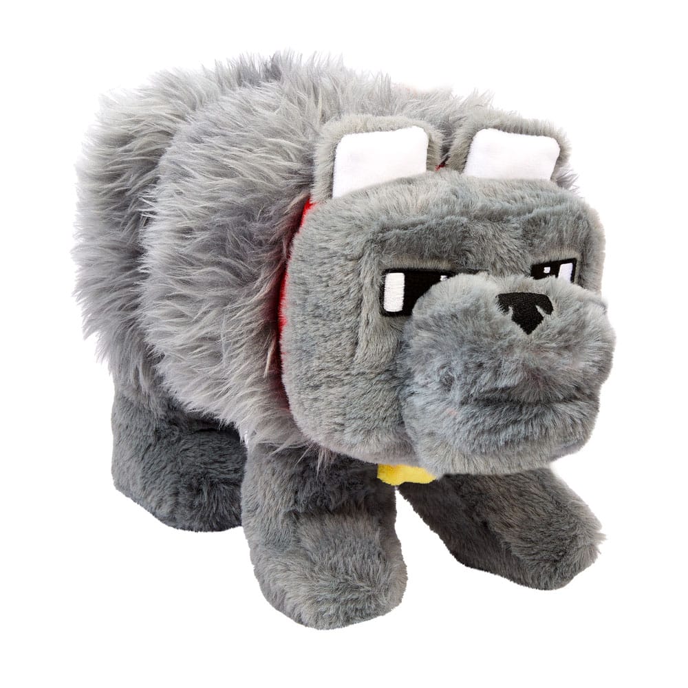 Ein Minecraft Film Plüschfigur mit Sound Dennis der Wolf 20 cm - Versand: 5-7 Tage nach Bestellung