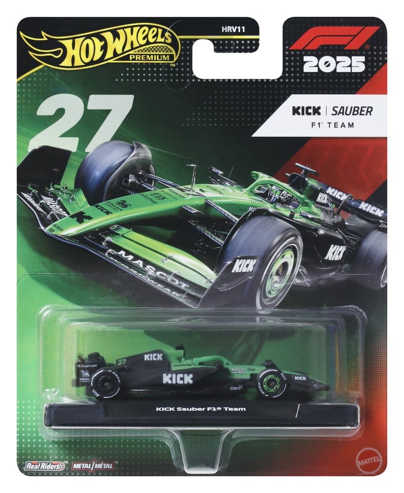 Formel 1 Hot Wheels Premium Die-Cast Fahrzeug 1:64 Team Sauber: Driver 1 - Versand: 7 Tage nach Bestellung