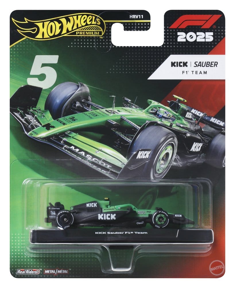 Formel 1 Hot Wheels Premium Die-Cast Fahrzeug 1:64 Team Sauber: Driver 2 - Versand: 7 Tage nach Bestellung