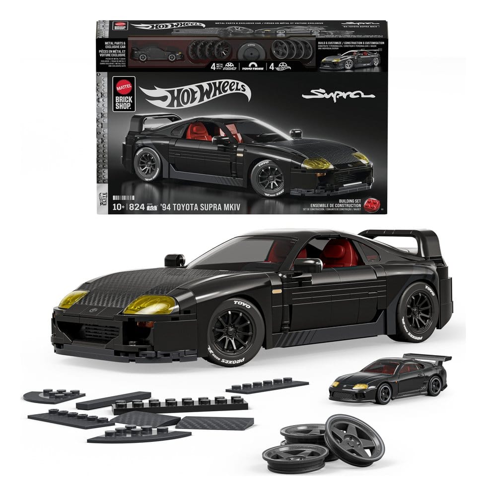 Hot Wheels Elite Mattel Brick Shop Bauset 1/16 '94 Toyota Supra MKIV - Preorder - ETA: 25.08.2026