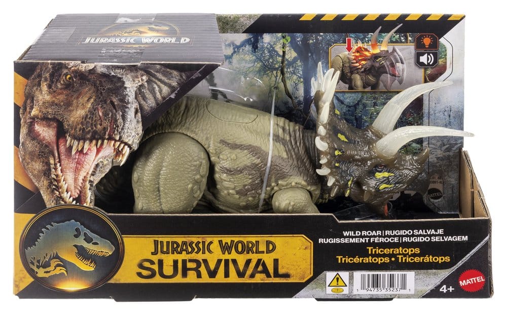 Jurassic World: Survival Actionfigur Wild Roar Triceratops 31 cm - Versand: 7 Tage nach Bestellung