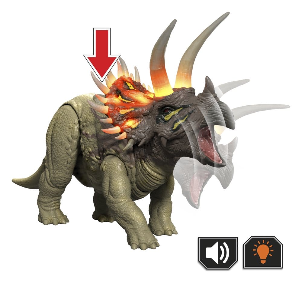 Jurassic World: Survival Actionfigur Wild Roar Triceratops 31 cm - Versand: 7 Tage nach Bestellung