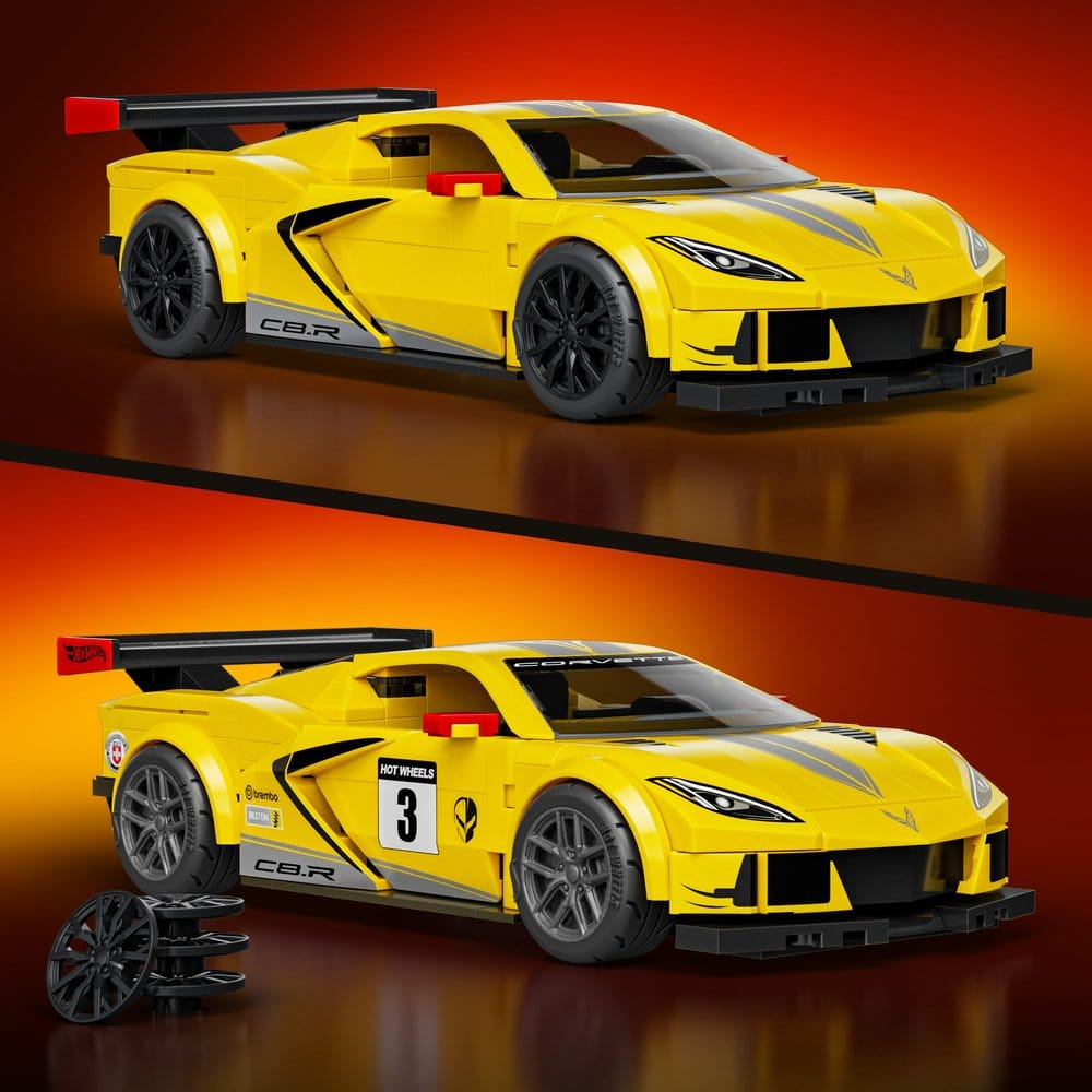 Hot Wheels Speed Mattel Brick Shop Bauset 1/32 '20 Corvette C8.R - Preorder - ETA: 25.08.2026