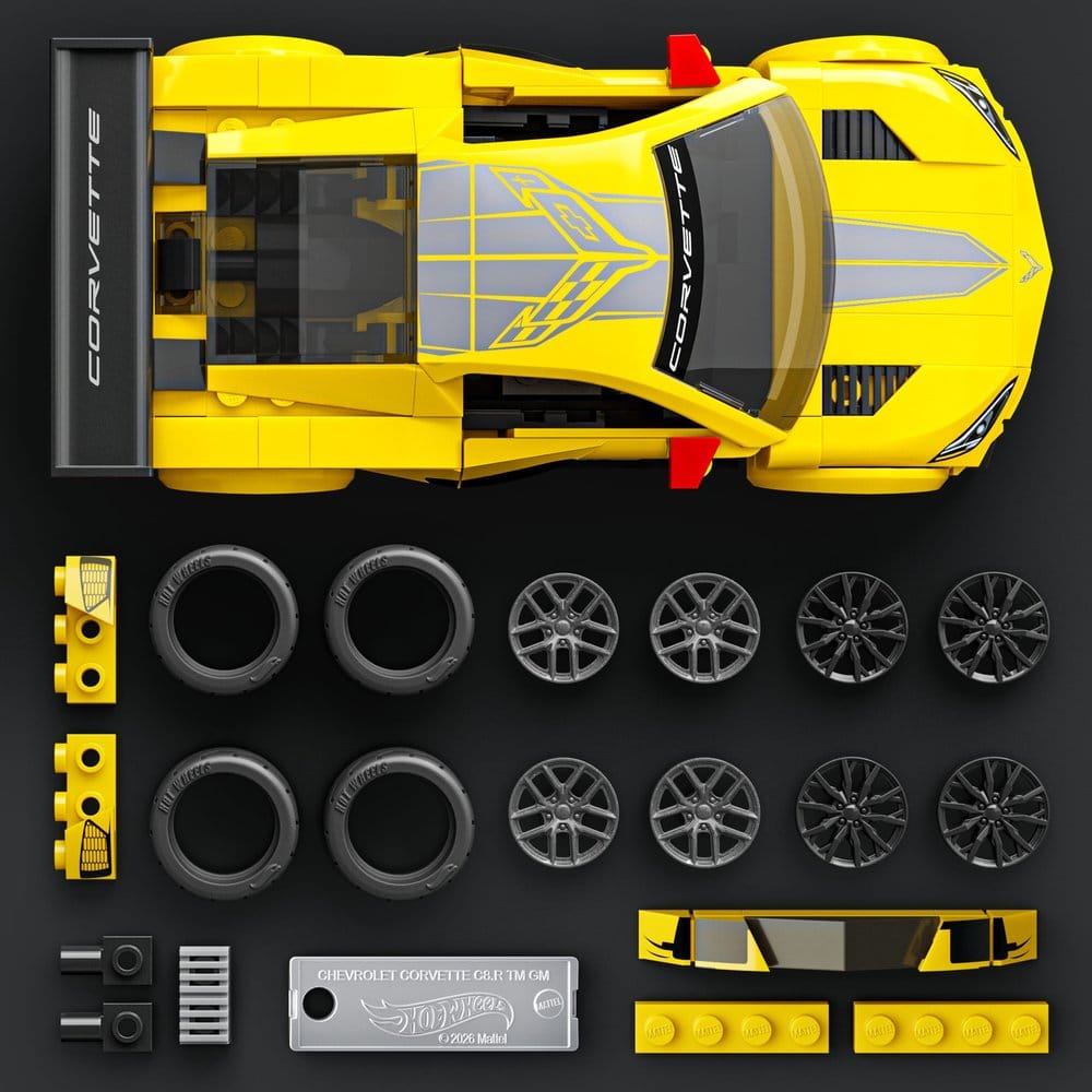 Hot Wheels Speed Mattel Brick Shop Bauset 1/32 '20 Corvette C8.R - Preorder - ETA: 25.08.2026