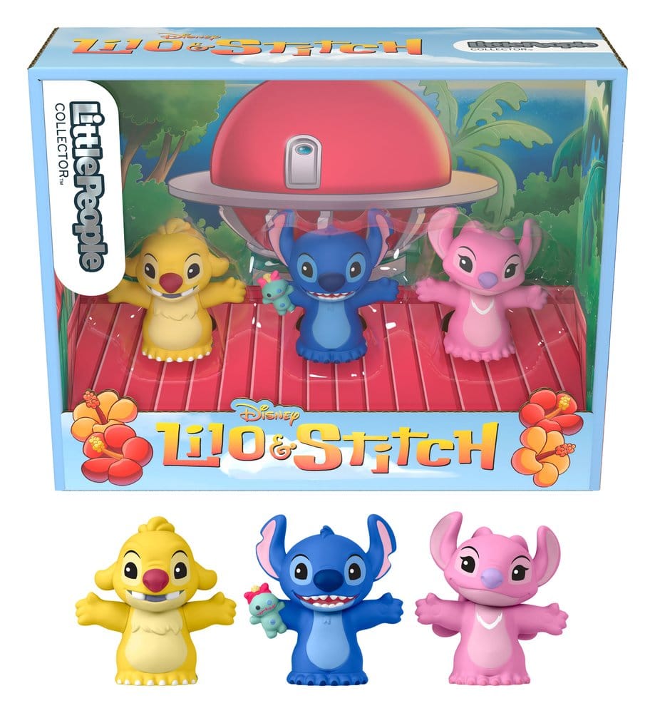 Lilo &amp; Stitch Little People Collector Minifiguren 3er-Pack Stitch &amp; The Cousins 7 cm - Versand: 7 Tage nach Bestellung