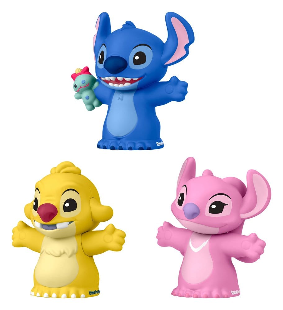 Lilo &amp; Stitch Little People Collector Minifiguren 3er-Pack Stitch &amp; The Cousins 7 cm - Versand: 7 Tage nach Bestellung