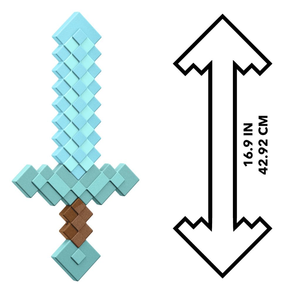 Minecraft Roleplay-Replik Diamond Sword 43 cm - Preorder - ETA: 25.08.2026
