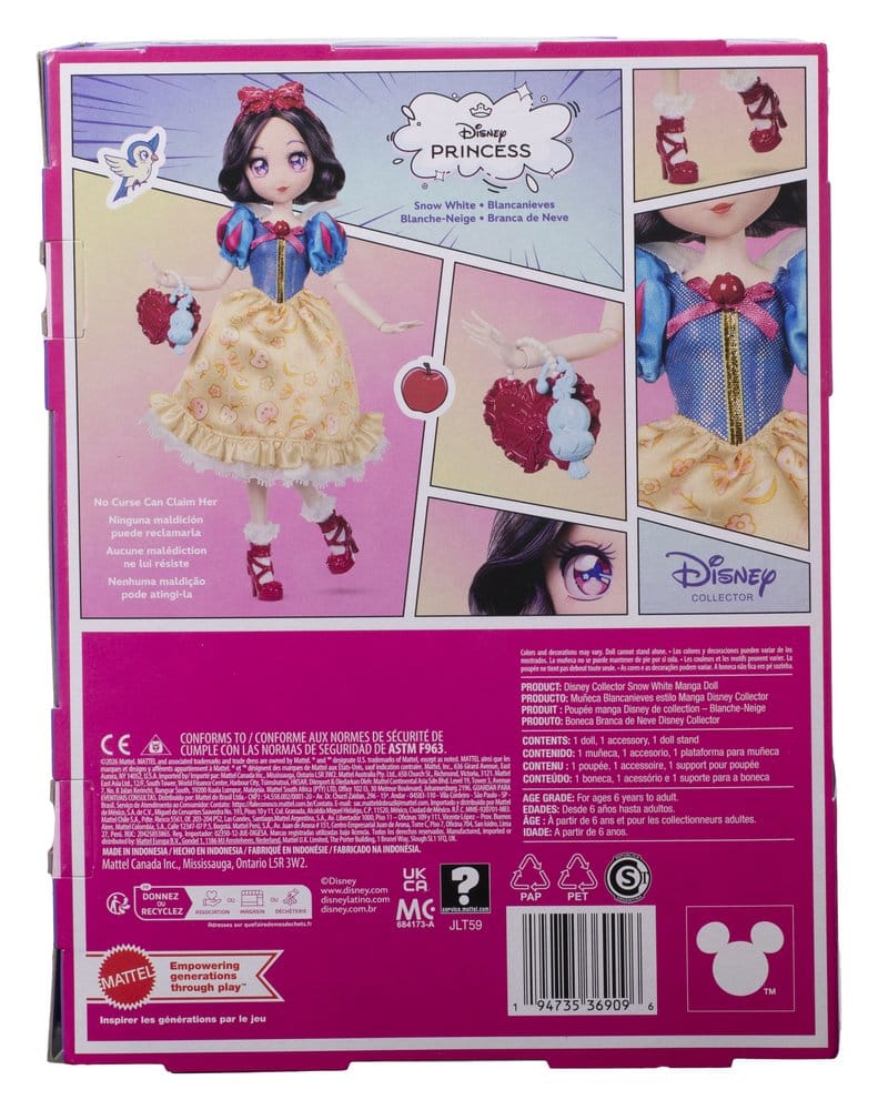 Disney Princess Puppe Manga Schneewittchen 22 cm - Versand: 7 Tage nach Bestellung