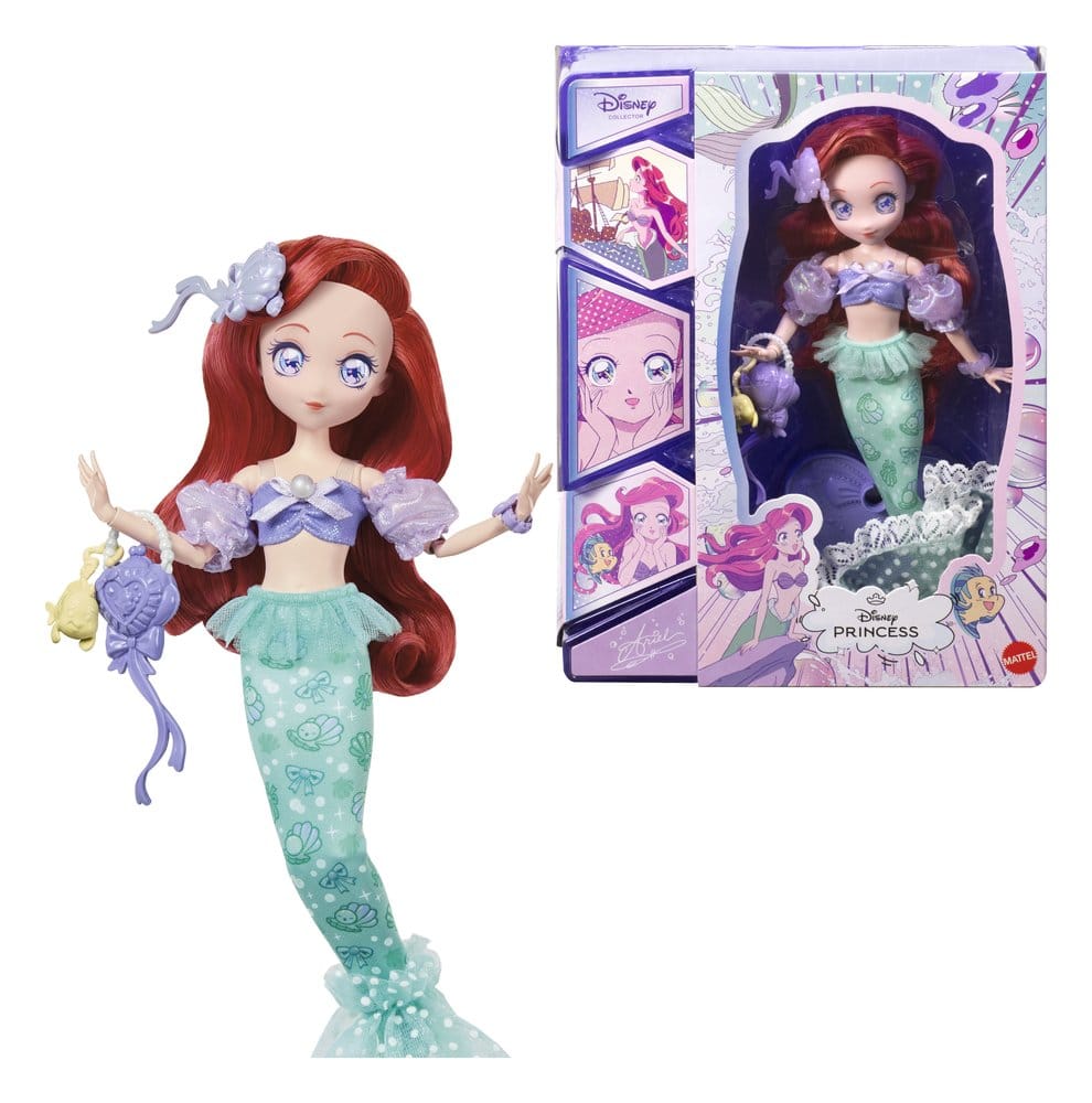Disney Princess Puppe Manga Arielle 22 cm - Versand: 7 Tage nach Bestellung