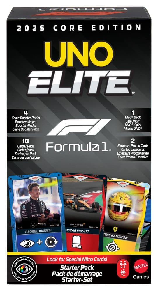 Formula 1 UNO Kartenspiel Elite F1 Starter-Set - Preorder - ETA: 26.03.2026