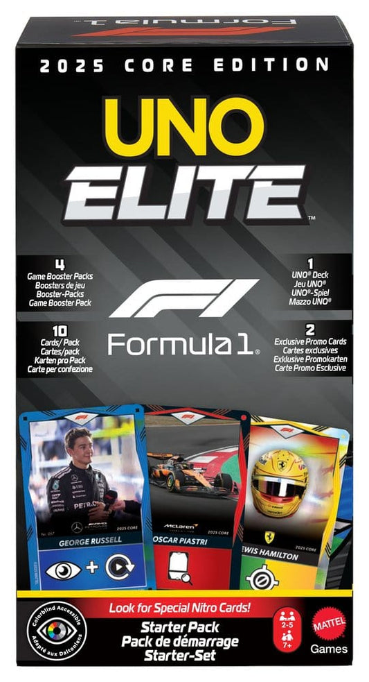 Formula 1 UNO Kartenspiel Elite F1 Starter-Set - Preorder - ETA: 26.03.2026