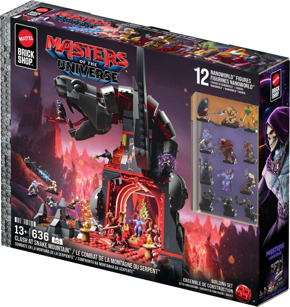 Masters of the Universe Mattel Brick Shop Bauset Snake Mountain - Versand: 7 Tage nach Bestellung