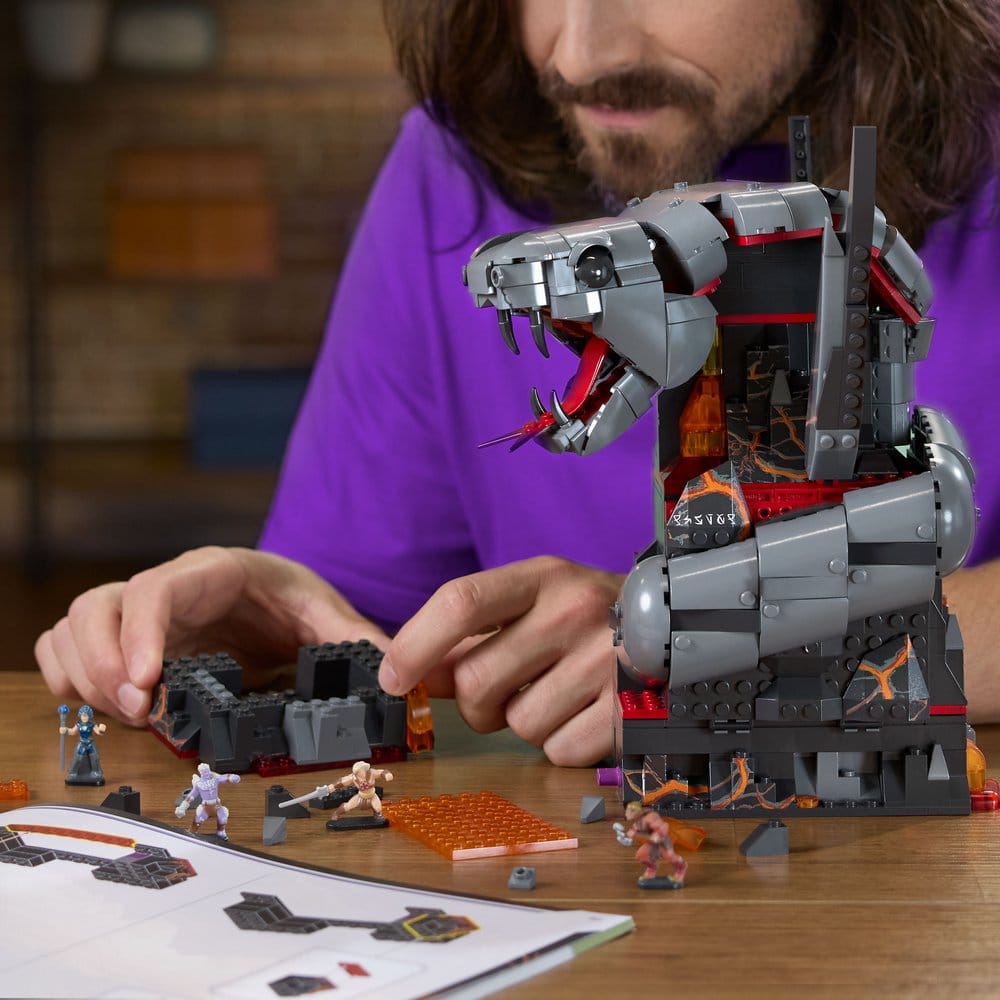 Masters of the Universe Mattel Brick Shop Bauset Snake Mountain - Versand: 7 Tage nach Bestellung