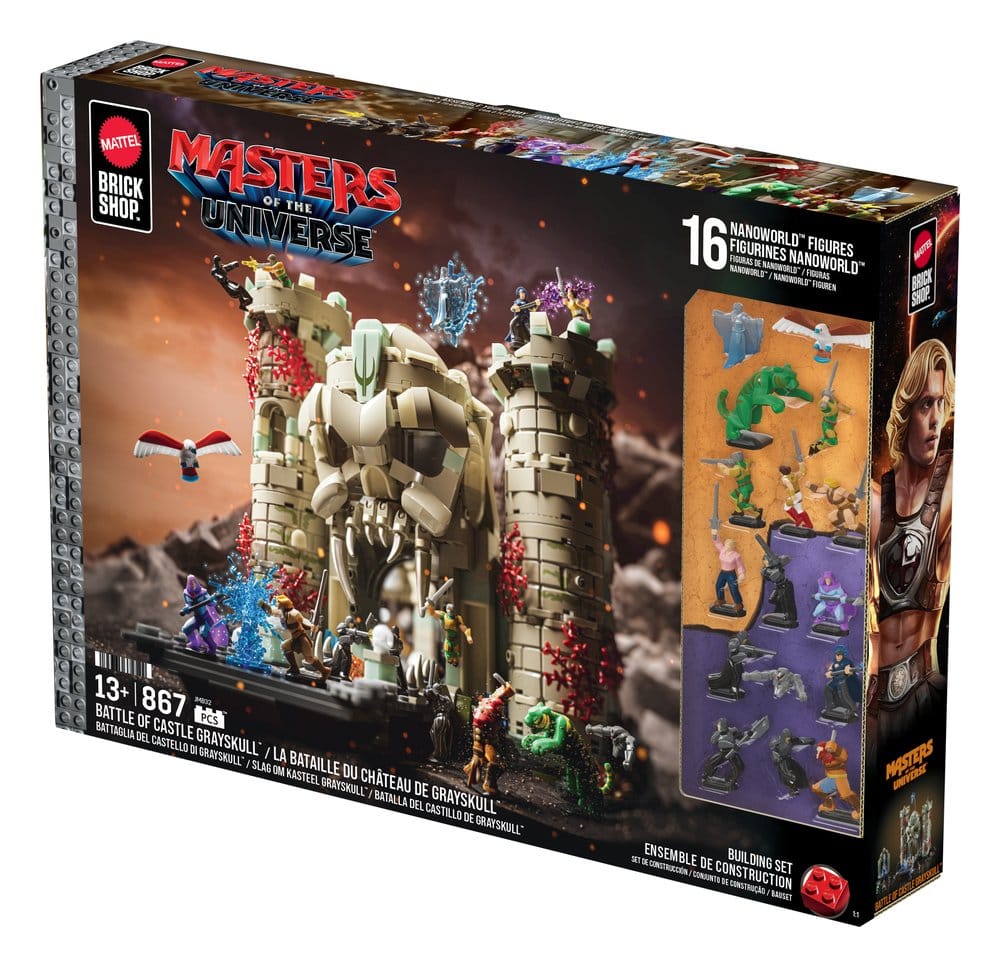 Masters of the Universe Mattel Brick Shop Bauset Castle Grayskull - Preorder - ETA: 08.08.2026