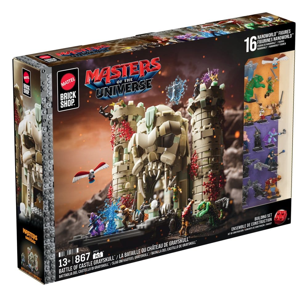 Masters of the Universe Mattel Brick Shop Bauset Castle Grayskull - Preorder - ETA: 08.08.2026