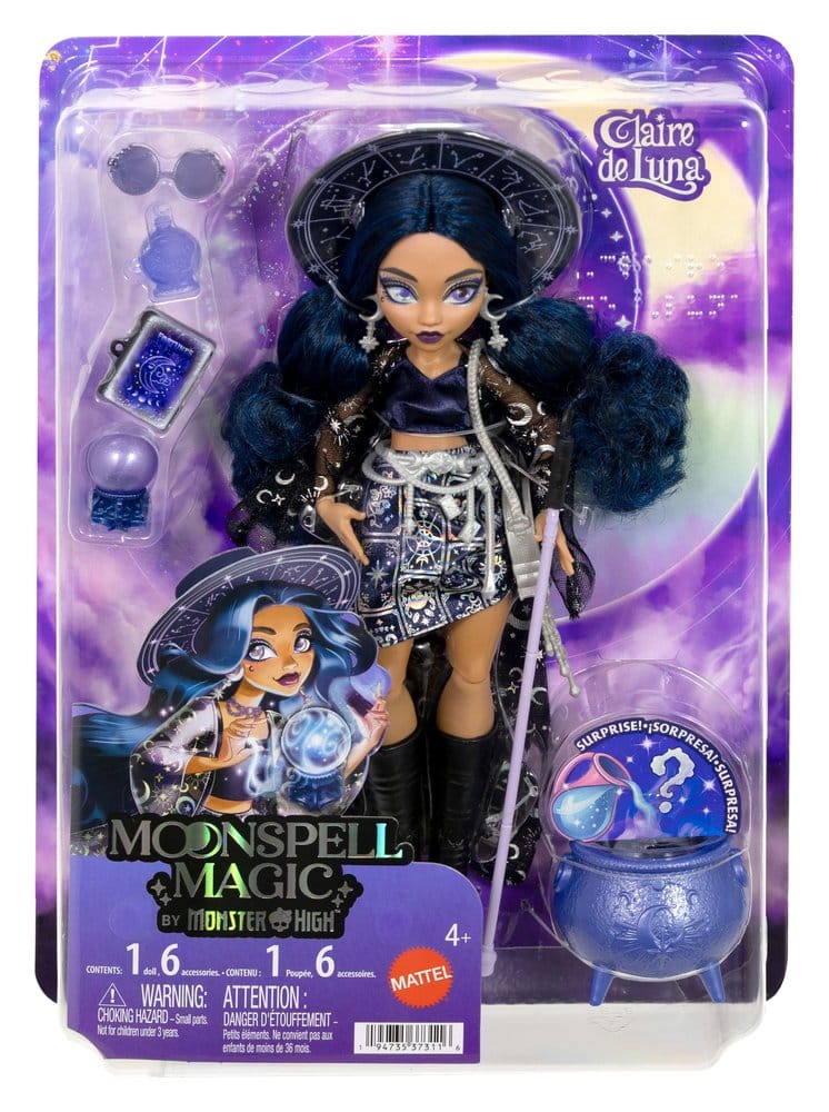 Monster High Moonspell Magic Puppe Claire de Luna - Versand: 7 Tage nach Bestellung