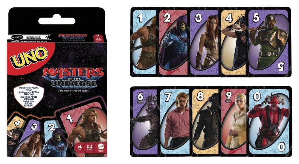 Masters of the Universe 2026 Movie UNO Kartenspiel - Versand: 7 Tage nach Bestellung