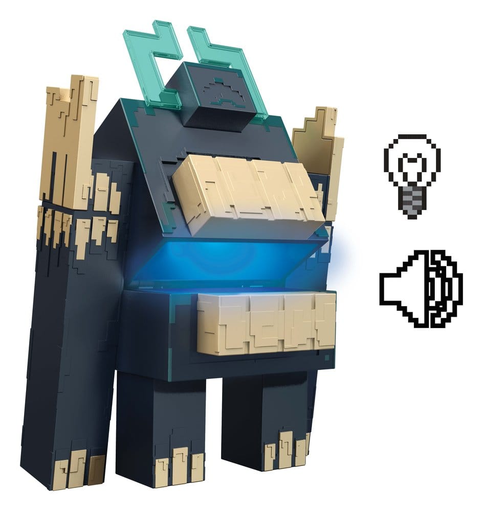Minecraft Dungeons II Actionfigur mit Licht und Sound Twisted Warden - Versand: 7 Tage nach Bestellung