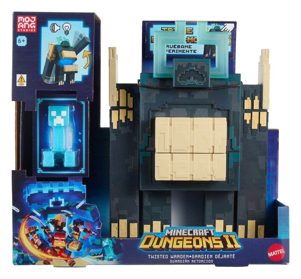 Minecraft Dungeons II Actionfigur mit Licht und Sound Twisted Warden - Versand: 7 Tage nach Bestellung