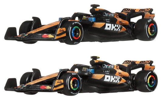 Formel 1 Hot Wheels Premium Die-Cast Fahrzeuge 2er-Pack 1:64 Team McLaren - Versand: 7 Tage nach Bestellung