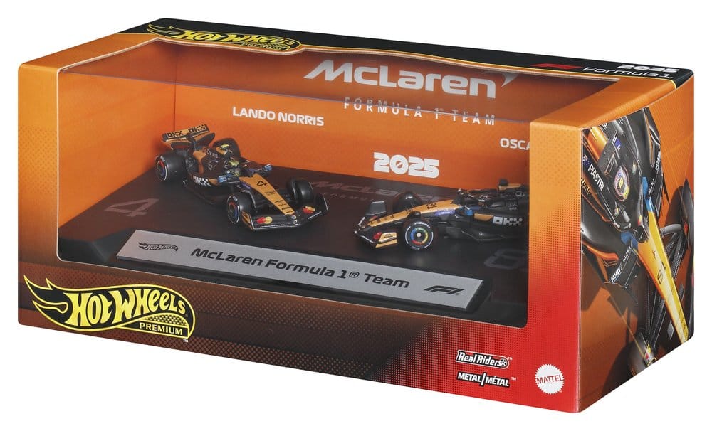 Formel 1 Hot Wheels Premium Die-Cast Fahrzeuge 2er-Pack 1:64 Team McLaren - Preorder - ETA: 08.08.2026