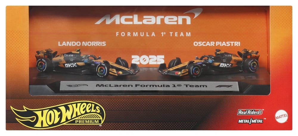 Formel 1 Hot Wheels Premium Die-Cast Fahrzeuge 2er-Pack 1:64 Team McLaren - Preorder - ETA: 08.08.2026