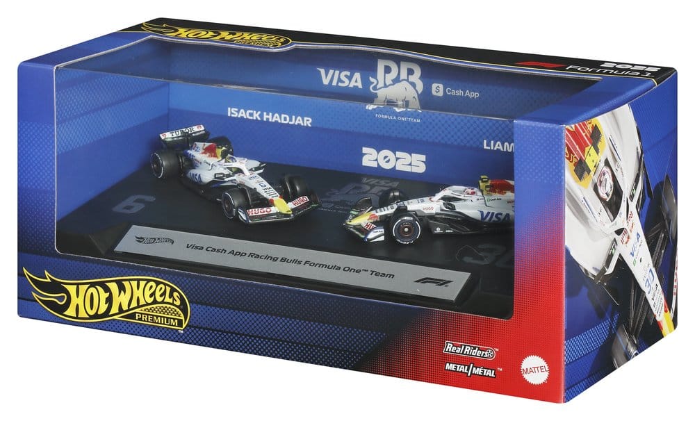 Formel 1 Hot Wheels Premium Die-Cast Fahrzeuge 2er-Pack 1:64 Team Visa Cash App Racing Bulls - Preorder - ETA: 08.08.2026