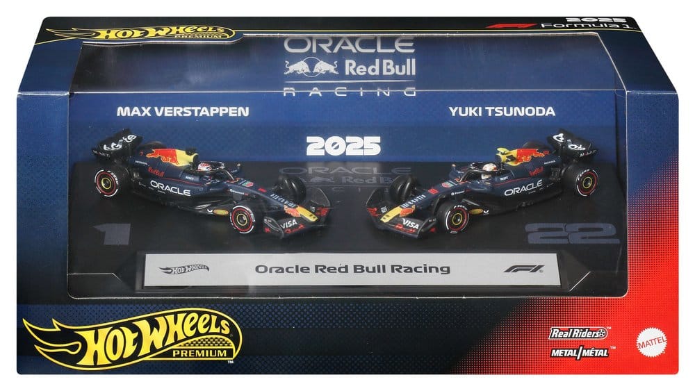 Formel 1 Hot Wheels Premium Die-Cast Fahrzeuge 2er-Pack 1/64 Oracle Red Bull Racing - Preorder - ETA: 25.08.2026