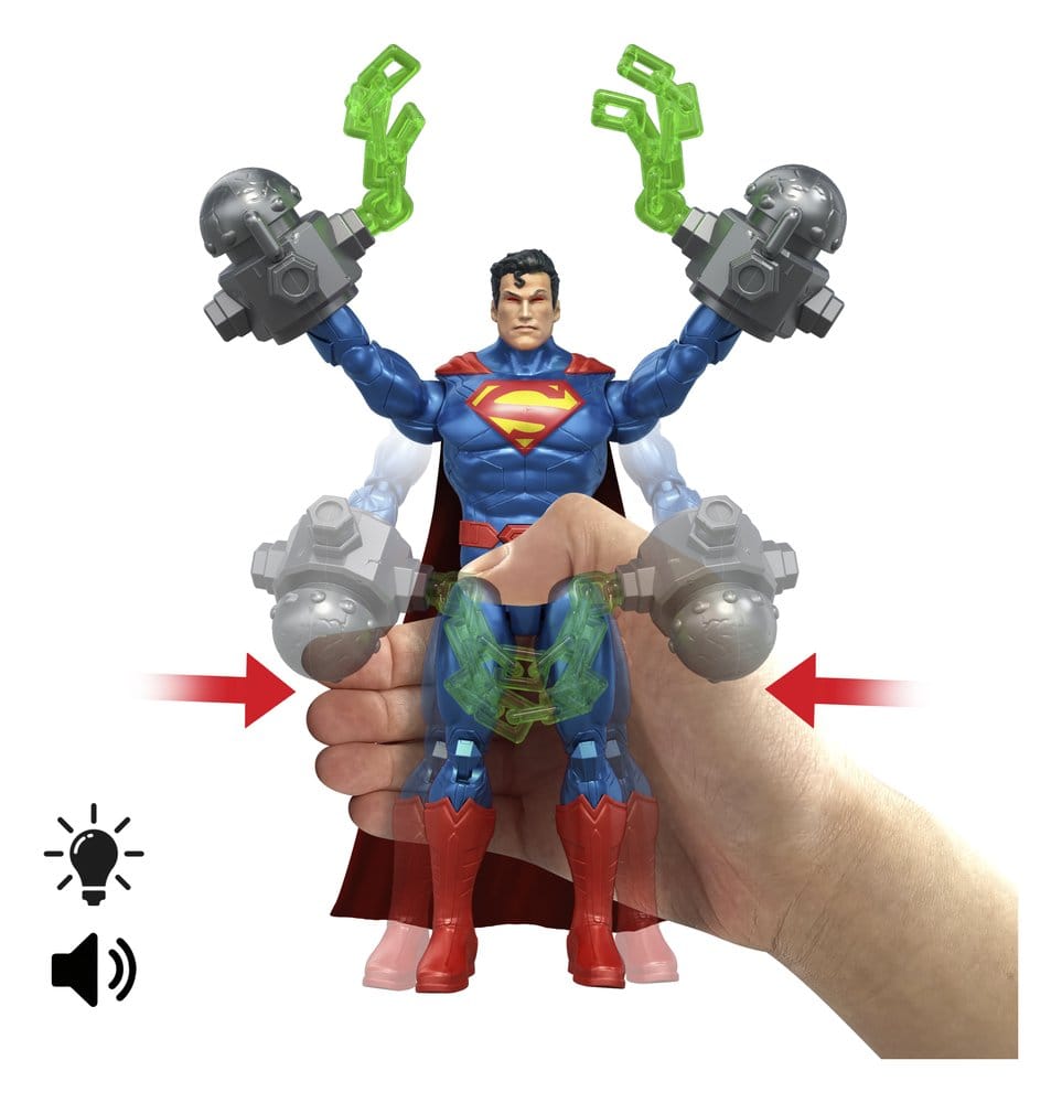 DC Premier Actionfigur mit Sound & Licht Heat Vision Superman 16 cm - Versand: 7 Tage nach Bestellung