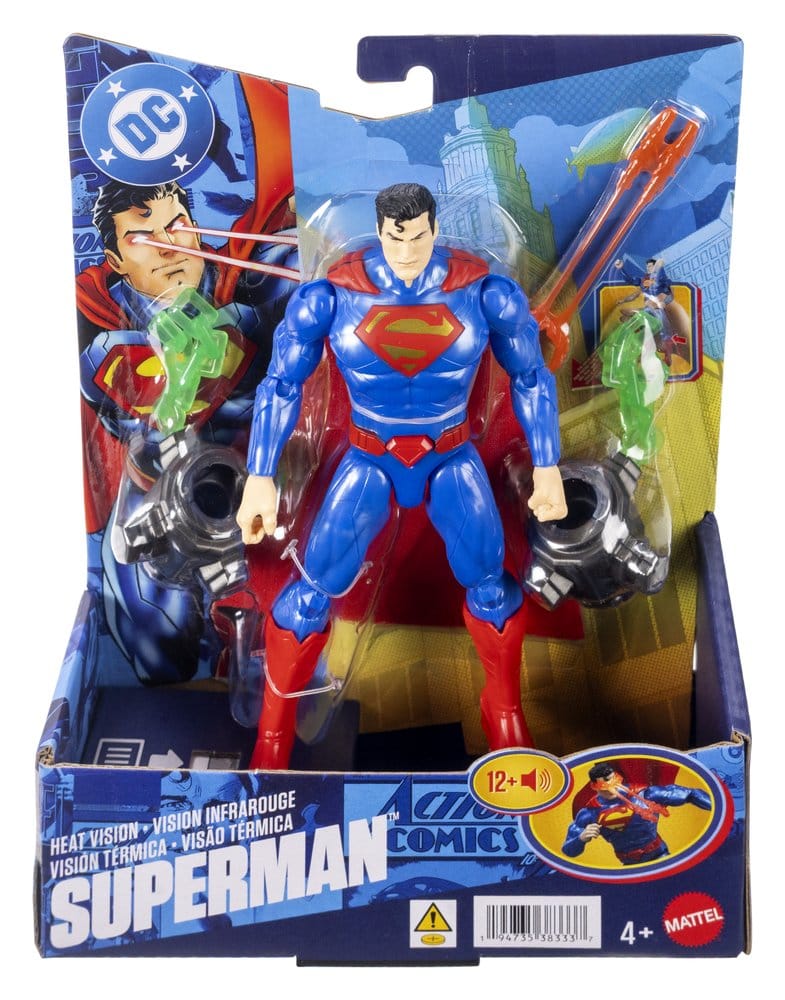 DC Premier Actionfigur mit Sound & Licht Heat Vision Superman 16 cm - Versand: 7 Tage nach Bestellung