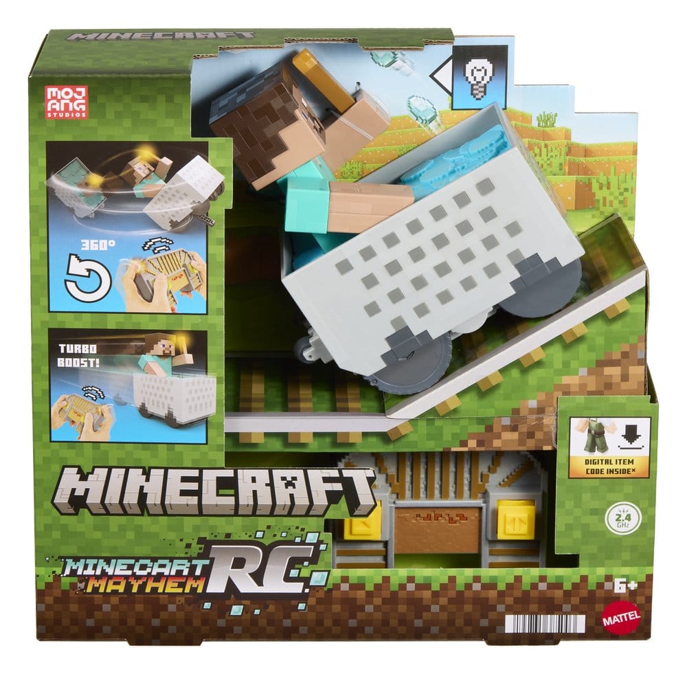 Minecraft RC Fahrzeug Steve in Minecart - Preorder - ETA: 09.10.2026