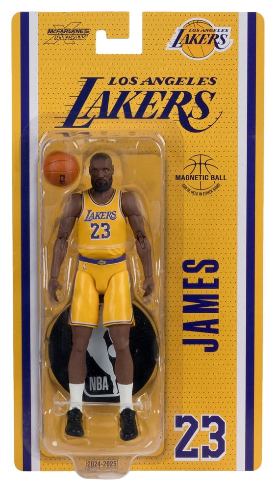 NBA SportsPicks Actionfigur Lebron James (Los Angeles Lakers) 16 cm - Versand: 7 Tage nach Bestellung